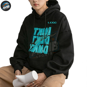Nouveaux sweats à capuche imprimés en relief, design tendance, prix bas, nouveau style, meilleurs sweats basiques en coton mélangé, imprimés en relief, pour hommes - Product Image 2