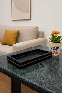 Elegant Home Decorative Serving <b>Tray</b> for <b>Snacks</b> Dry Fruits Vanity Storage Organizer - Product Image 3