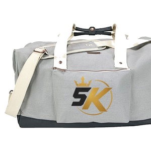 Sac de sport unisexe en tissu Oxford 40-55L avec fermeture éclair, durable et décontracté pour la gym et le fitness - Product Image 4