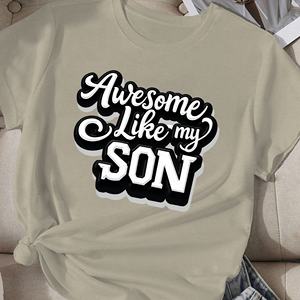 Génial comme mon fils t-shirt comfit pour femmes - Product Image 1