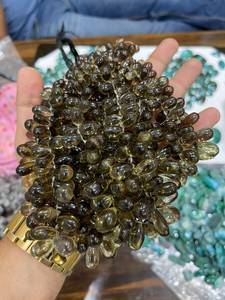 Cuarzo Ahumado Natural Cabujón, Piedras Preciosas Pulidas Sueltas para Joyería, Gema de Diseñador - Product Image 2