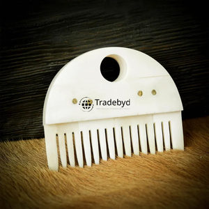 Peine de Pelo de Hueso Premium Tradebyd, Accesorio de Peinado Hecho a Mano, Herramienta Profesional para el Cuidado del Cabello para Todo Tipo de Cabello - Product Image 2