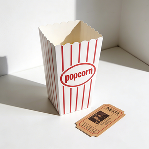 Wholesale Eco-Friendly Recyclable Double Wall Customizable Movie Theme Party Supplies <b>Popcorn</b> Holder <b>Box</b> High Quality Paper - Product Image 5