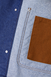 Chaqueta de Trabajo Vintage JK1202 de Lona – Abrigo de Trabajo para Hombre con Cierre Frontal a Prueba de Viento y Cuello de Pana - Product Image 4