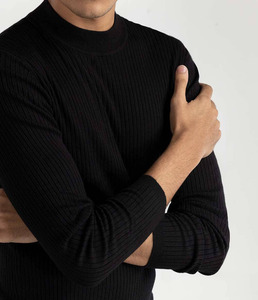 Pull tricoté ample à col rond pour homme, nouvelle collection automne, haute qualité, vente en gros personnalisée - Product Image 6