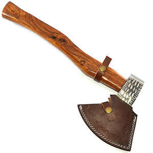 Hacha de Camping de Acero al Carbono Hecha a Mano con Mango de Madera, Hacha para Exteriores con Grabado Personalizado para Compradores Mayoristas, Forjada a Mano de Primera Calidad - Product Image 3