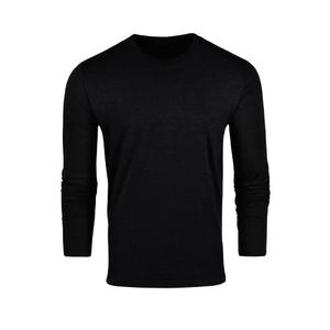 Camisetas de Manga Larga para Hombre de Alta Calidad, Camiseta con Logotipo Personalizado, Camiseta de Manga Larga 100% Algodón para Hombre, Ajuste Holgado Estampado - Product Image 6