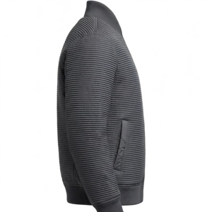 Veste matelassée pour homme AMKOOR, col roulé, fermeture éclair, coupe-vent, hiver, décontractée, rembourrée en polyester, poches, coupe régulière - Product Image 4
