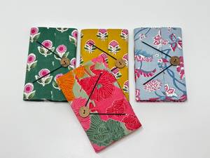 Cuadernos de Tela de Algodón Estampada con Cierres de Cuerda, 100 Hojas, Color Personalizado, Encanto Hecho a Mano y Estilo Práctico para Diarios y Regalos - Product Image 3