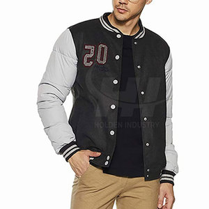 Best Price <b>Letterman</b> <b>Jackets</b> For Men High Quality Cotton Wool Long Sleeves <b>Letterman</b> <b>Jacket</b> For Men - Product Image 3