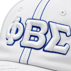 Gorra de Béisbol de Mezclilla Blanca para Hombre, Estilo Dad Hat, con Bordado de Letras Azules, de Algodón Desgastado, Ajustable, Casual, para Exteriores - Product Image 6