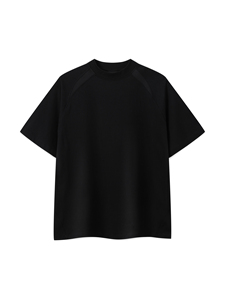 Custom Plain <b>Maroon</b> Red T-Shirt with White Contrast Raglan Sleeves Crew Neck Cotton Streetwear Casual Short Sleeve <b>Top</b> - Product Image 5