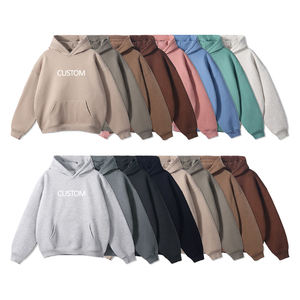 Sweat à capuche oversize pour homme en molleton de coton premium, coupe décontractée, poche kangourou, style streetwear décontracté, haut pour tous les jours - Product Image 6