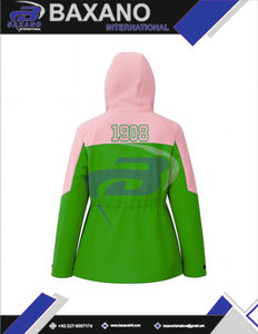 Veste de pluie Alpha Kapa Alpha AKA Sorority, veste softshell à capuche, veste varsity de haute qualité, veste imperméable pour femmes - Product Image 6