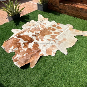 New Trend Cowhide Fur Leather Rugs Hot Sale Rugs for Living Room Large Area Traditional 100 % Cowhide Fur Handmade - Product Image 2