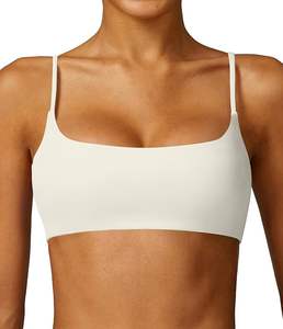 Ropa Deportiva para Mujer 2025, Tallas Grandes, Ecológica, Transpirable, Ajustable, de Alta Sujeción, Elástica en Cuatro Direcciones, de Secado Rápido, Nailon, Color Sólido - Product Image 2