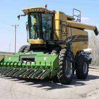 Moissonneuse-batteuse agricole semi-automatique pour riz et ail, moteur diesel, haute productivité