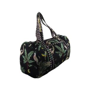 Sac de voyage vintage en coton A2ZCraftBazar avec fermeture éclair pour les voyages et l'usage quotidien - Fermeture éclair pour les achats d'automne - Product Image 3