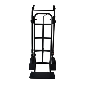 Wholesale Matte Black Powder Coated Steel Convertible Hand <b>Trolley</b> Cart for Garage Workshop Use - Product Image 3