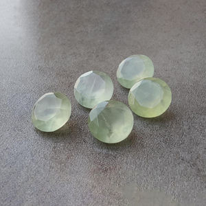 Pierre précieuse de préhnite de qualité AAA+ facettée et calibrée, pierre ronde en vrac pour la fabrication de bijoux, toutes tailles, vente en gros - Product Image 2