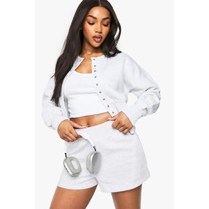 Casual Short Sleeve Hoodie And Drawstring <b>2</b> <b>Piece</b> <b>Set</b> Women Joggers Custom Print Hoodies <b>Set</b> - Product Image 5