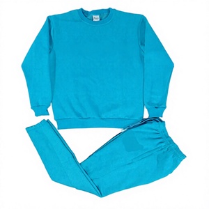 Ensemble de survêtement personnalisé 100% coton léger et écologique, 2 pièces, vêtements de sport en molleton unisexe, chaud, respirant et élastique - Product Image 1