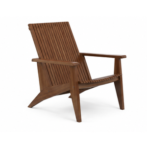 Sillón de Exterior Moderno de Madera de Teca Sólida con Mesa Lateral para Piscina, Patio, Jardín, Villa, Resort, Hotel - Product Image 5