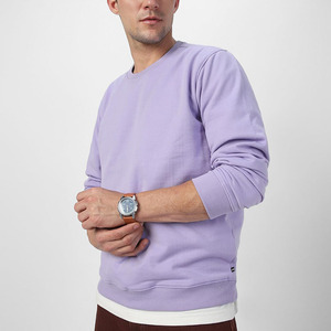 Crew Neck Custom Long Sleeves Sweatshirts <b>for</b> <b>Men</b> Wholesale Plain <b>Mens</b> Streetwear Sweatshirt Plain Cotton Casual Sweatshirt - Product Image 2