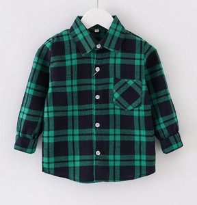 Camisa a Cuadros de Manga Larga para Niños, 100% Algodón, Informal, Transpirable, Ecológica, para Primavera y Otoño - Product Image 4