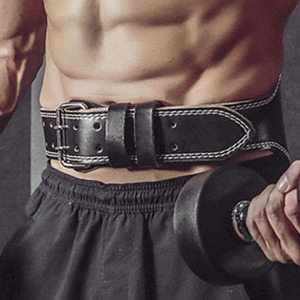 Leather Adjustable Heavy Duty Breathable Eco-Friendly Foldable Gym <b>Belt</b> Professional Protection Windproof Design Fitness - Product Image 2