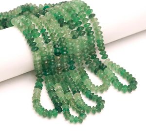Cuentas de Cuarzo Verde Fresa con Corte Alemán en Forma de Rondelle de 8mm y 9mm, Cuentas de Piedra Preciosa de Cuarzo Natural, Hilo de 16 Pulgadas, Venta al por Mayor a Granel para Joyería - Product Image 6