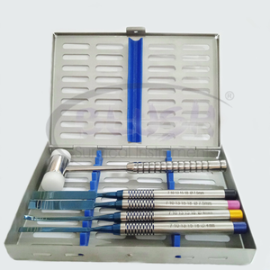 Manual Stainless Steel Dental Ridge Split Bone Chisels Set 5 Pcs Mallet Teeth Expansion Chisels Oral Surgery By <b>Blush</b> Surgical - Product Image 5
