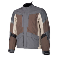 Veste de moto coupe-vent pour homme, gris, noir, rouge, à blocs de couleur, manches longues, adulte, toutes saisons, vêtements de course