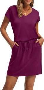 Ladies Two Piece Outfit T Shirt & <b>Elastic</b> Waist Short Trouser Lightweight Summer Wear Stylish Home Wear Relaxed Fit Female Cloth - Product Image 3