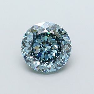 Diamant de laboratoire CVD taillé portugais, bleu vif fantaisie, VVS2, excellente qualité de polissage, pierre précieuse rare en vrac, certifiée premium, pierre fine étincelante - Product Image 1