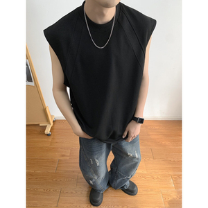Men's Sleeveless Gym <b>Vest</b> Breathable Workout Muscle <b>Stringer</b> Cut-Off Y Back Tank Tops Wholesale Private Label Franklin - Product Image 5