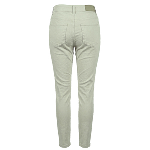 Vaqueros casuales de mujer de tiro medio, de cinco bolsillos, de pierna recta, teñidos, lavables, transpirables, de longitud completa, 6.78 oz, para primavera y verano - Product Image 2