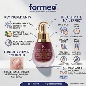 Vernis à ongles personnalisé OEM avec votre logo pour un produit unique, 6 ml, longue tenue, séchage rapide. - Product Image 1
