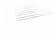 Ensemble de fraises dentaires en acier inoxydable, outils manuels de thérapie orale pour une utilisation chirurgicale précise, certifié CE Classe I