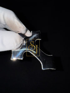 925เงินสเตอร์ลิงสำหรับผู้ชายสร้อยคอคริสเตียนเป็นประกายวิบวับมีเอกลักษณ์เฉพาะตัวออกแบบวินเทจจี้สวยงาม - Product Image 3