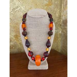 Collier en bois et résine RR ENTERPRISES pour la mode et les cadeaux, accessoires de mode en cristal fabriqués en Inde - Product Image 3