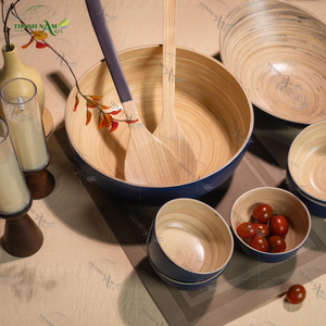 Bol en bambou de haute qualité nouveauté Design classique écologique pour les fêtes directes du Viet Nam - Product Image 3