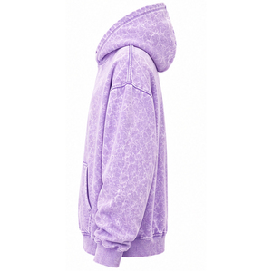 Sweat à capuche oversize personnalisé délavé à l'acide pour hommes, femmes et unisexe, en molleton épais, avec broderie personnalisée, fabricant de vêtements - Product Image 6