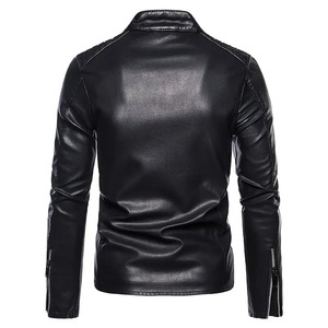 Chaqueta de Cuero para Hombre con Estructura de Tela Resistente para Uso Diario y al Aire Libre - Product Image 2