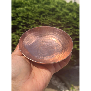 Tazón de cobre martillado de diseño compacto, ideal para reuniones familiares numerosas, eventos y fiestas, con una calidad resistente y duradera. - Product Image 6