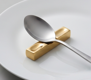 Cubiertos de Metal pulido dorado con espejo, descanso de cuchara para cocina, hogar, Hotel, restaurante y eventos de boda, artículos de decoración de mesa de uso - Product Image 4