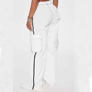 Pantalones Deportivos Casuales de Corte Recto, Peso Medio, Transpirables, de Secado Rápido, de Forro Polar, Personalizados, de Algodón, para Hombre - Product Image 4