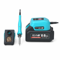 Station de soudage numérique à affichage de température HJ305 21V avec batterie au lithium et embout à aiguille pour réparation électronique – Garantie 6 mois