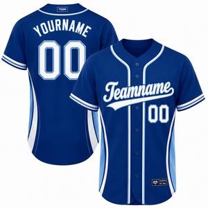 Jersey de Béisbol Azul Rey Personalizado Premium, Bordado con el Logotipo del Equipo, Nombre del Jugador, Número, Uniforme Deportivo de Béisbol, Fabricante - Product Image 1