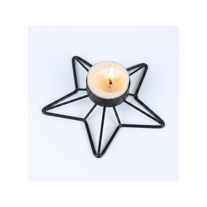 Porte-bougie en métal blanc élégant, nouveau design, décoration de la maison, porte-bougie pour mariage, décoration de fête - Product Image 5